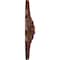 Ekena Millwork Shakuras Ceiling Medallion (Fits Canopies up to 1 3/8"), 9"OD x 1 3/8"P, Burnished Mahogany Crackle CM09SHBMC - alternate 2